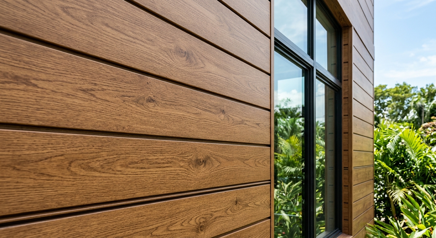 Siding imitación madera